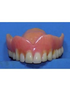 Replaced denture tooth